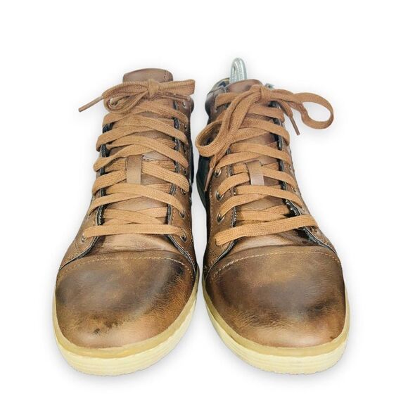 Gotcha Finnega Chukka Boots Brown Leather Men's 9.5 - Picture 3 of 11